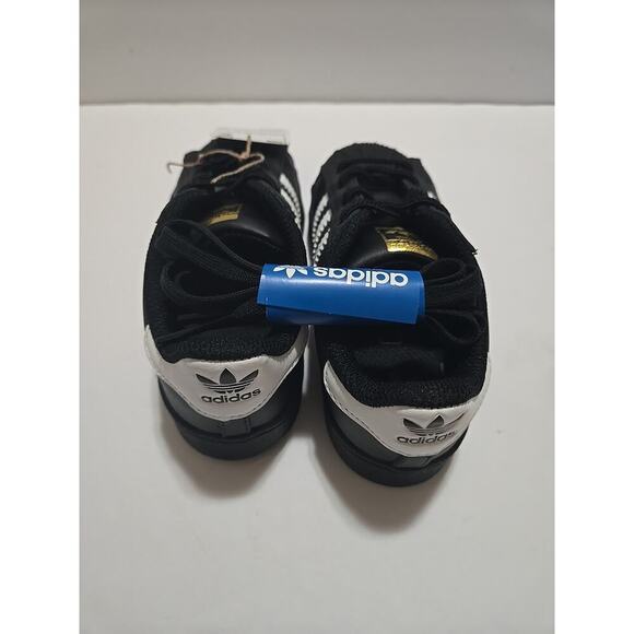 SUPERSTAR EL I ADIDAS Black/White/Black EF5396-SIZE 6K - Picture 5 of 12
